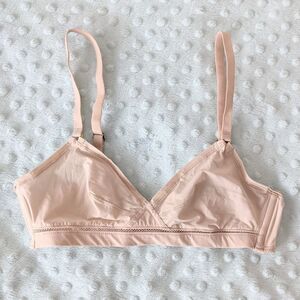 ARITZIA BABATON triangle nude bralette bra size XS B023